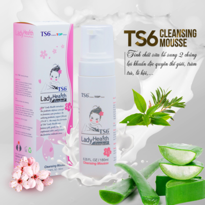 TS6 Lady Health Cleansing Mousse (Dung dịch vệ sinh cao cấp TS6 dạng bọt)