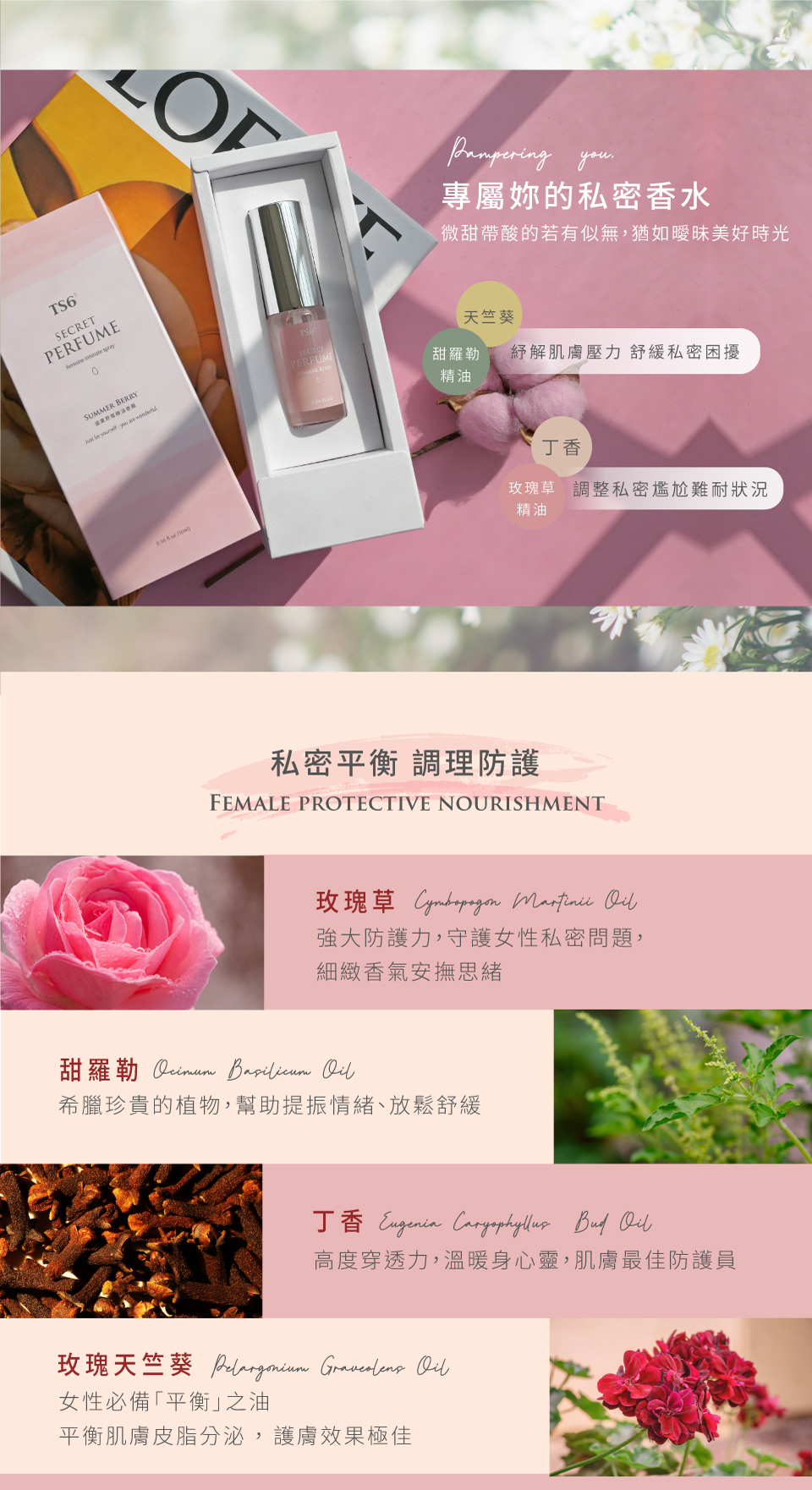 Nước hoa vùng kín TS6 Secret Perfume (16ml)